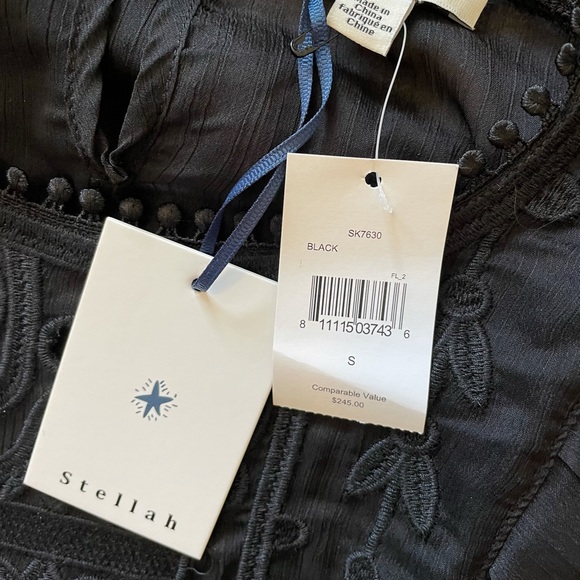 STELLAH FLUTTER SLEEVE TOP WITH EMBROIDERY DETAILS - Picture 10 of 15